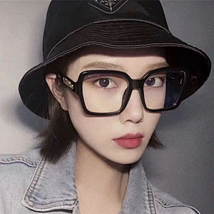 Blue light blocking retro square big frame trendy optical frame river wholesale women eyewear men eyeglasses design eye glasses