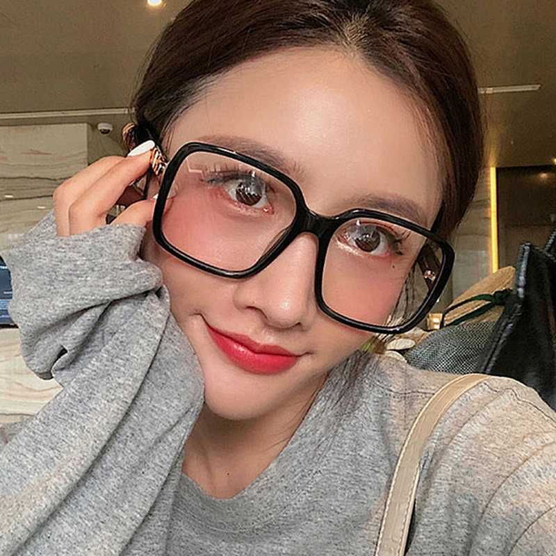 Blue light blocking retro square big frame trendy optical frame river wholesale women eyewear men eyeglasses design eye glasses
