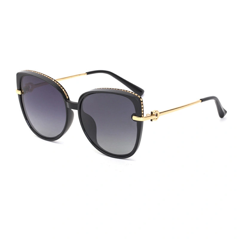 2021 newest fashion rhinestone cat eye sunglasses polarized women men eyewear shade vintage sun glasses wholesale custom goggles