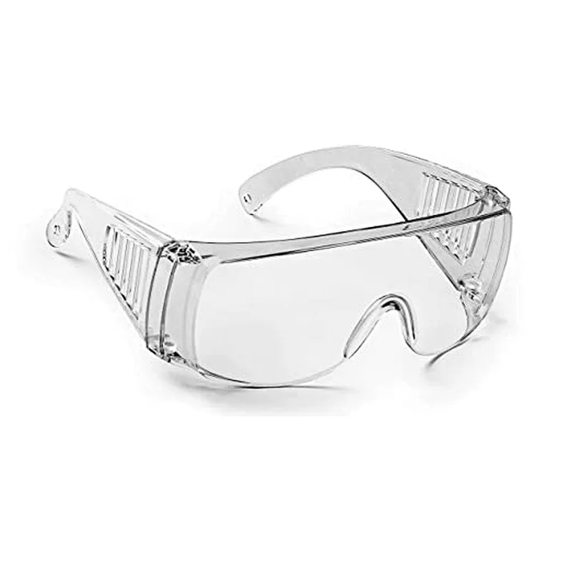 anti fog eye protection clear lens transparent frame big safety glasses glasses shield eye ophthalmic yiwu