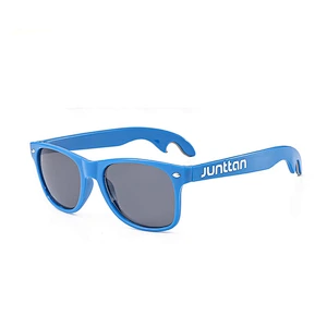 Plastic retro Sunglasses Promotional Custom Logo Traveler Glasses Beer Bottle Opener Glasses Sunglasses vendor