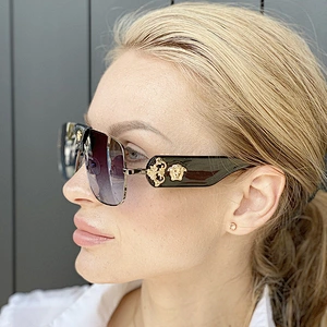 2021 newest fashion leather siamese sunglasses polarized women men eyewear shade vintage sun glasses wholesale custom goggles