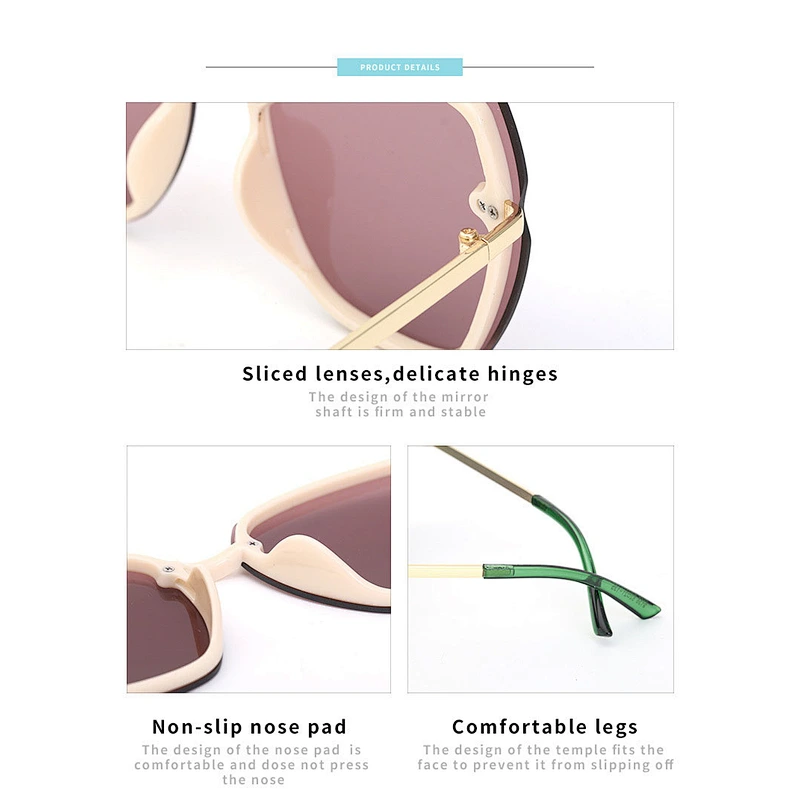 2021 newest fashion big frame chamfer celebrity sunglasses women men eyewear shade vintage sun glasses wholesale custom goggles