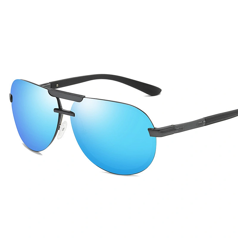 2021 newest fashion rimless fishing driving sunglasses polarized women men eyewear shade sun glasses wholesale custom goggles