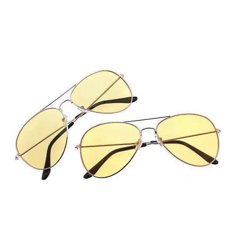 2021 newest fashion trendy oval night vision   sunglasses women men eyewear shade vintage sun glasses wholesale custom goggles