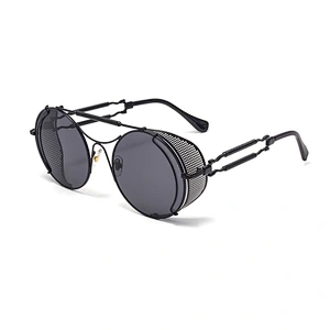 2021 newest fashion round frame spring legs punk sunglasses women men eyewear shade vintage sun glasses wholesale custom goggles
