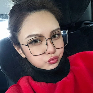 square metal big frame retro polygon glasses river glasses optical frame wholesale women eyewear men eyeglasses design eye glass