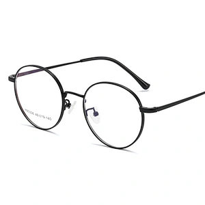 Newest metal round frame simple optical frame river wholesale myopia women computer eyewear men eyeglasses design eye glasses
