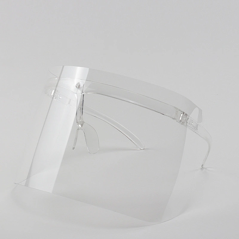 Spot manufacturer transparent double-sided anti-fog eye protection anti-droplet isolation mask protective face shield