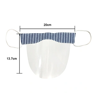 Transparent Visualization double-sided dust-proof, anti-radiation, anti-oil splash face protection protective face shield visor