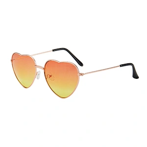 2021 newest fashion love heart shape metal sunglasses women men eyewear shade vintage sun glasses wholesale custom goggles