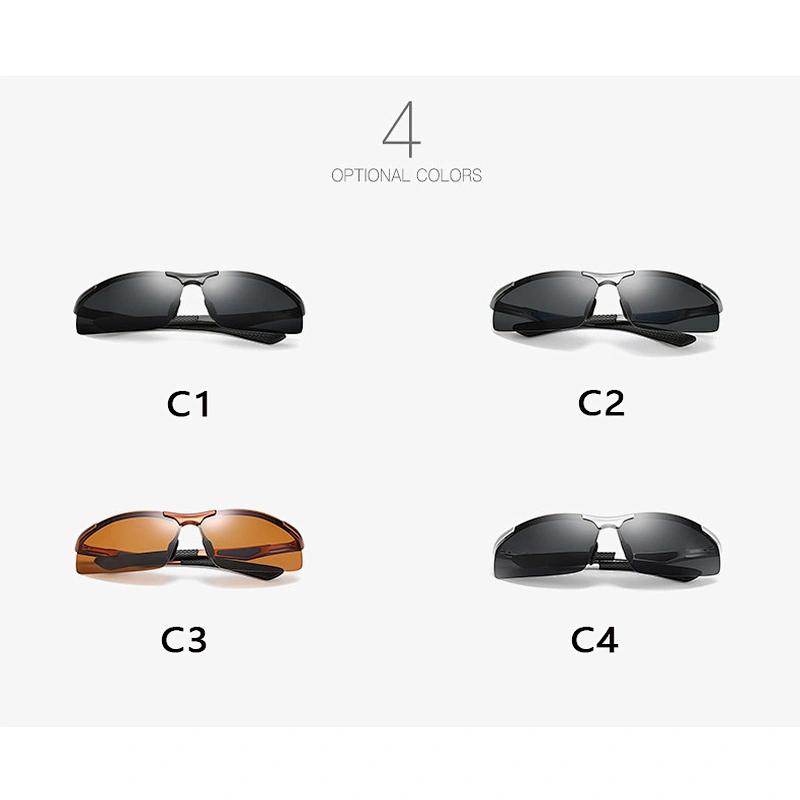 2021 newest fashion aluminum magnesium sport sunglasses polarized women men eyewear shade sun glasses wholesale custom goggles
