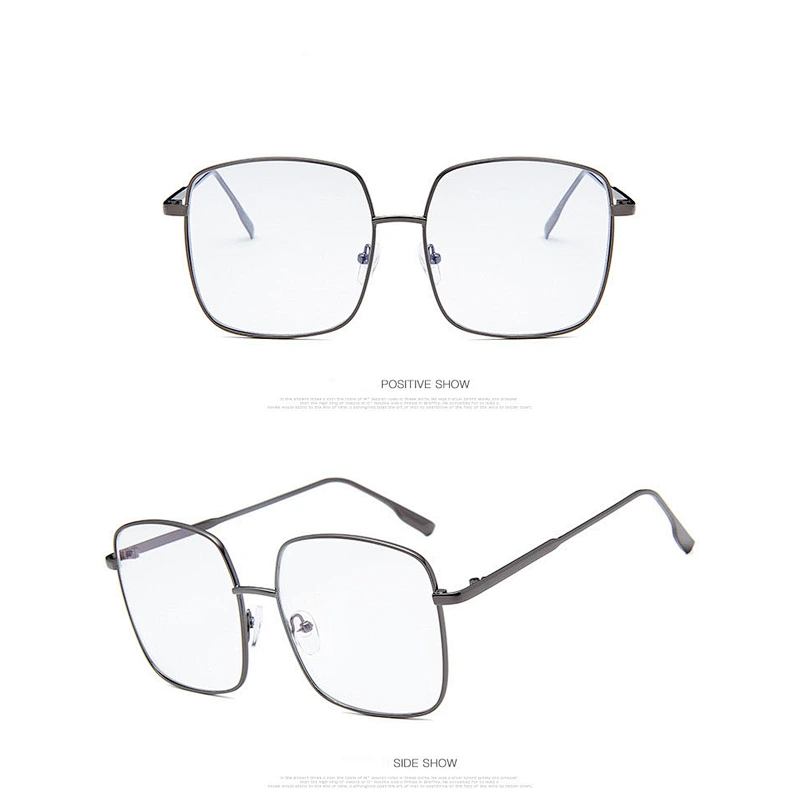 Blue light blocking metal square big optical frames river wholesale trendy women eyewear men eyeglasses design eye glasses