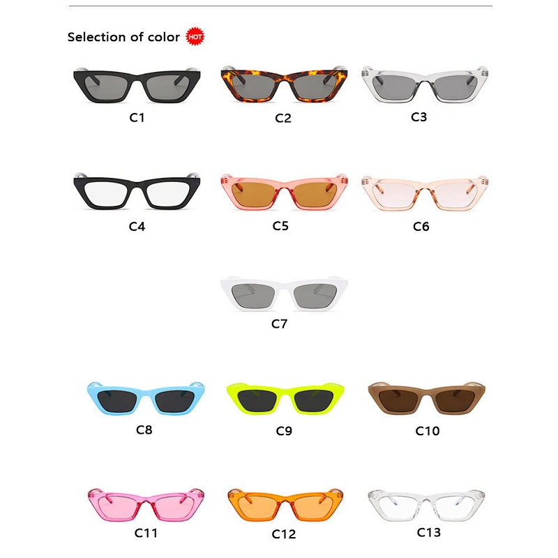 2021 newest fashion cat eye small frame celebrity sunglasses women men eyewear shade sun glasses wholesale custom goggles
