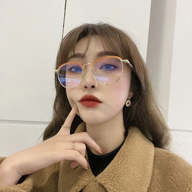 2021 newest fashion anti UV half frame trendy sunglasses women men eyewear shade vintage sun glasses wholesale custom goggles