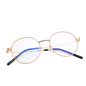 Round small frame metal retro glasses optical frame river wholesale women eyewear men eyeglasses design eye glasses