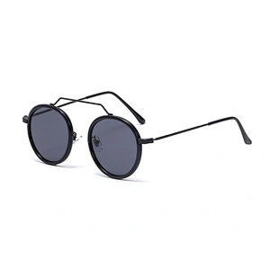 2021 newest fashion round metal frame trendy sunglasses women men eyewear shade vintage sun glasses wholesale custom goggles