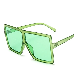 2021 newest fashion oversize metal hinge  square sunglasses women men eyewear shade vintage sun glasses wholesale custom goggles
