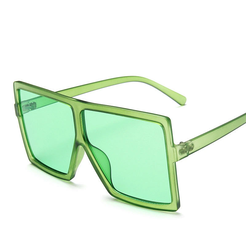 2021 newest fashion oversize metal hinge  square sunglasses women men eyewear shade vintage sun glasses wholesale custom goggles