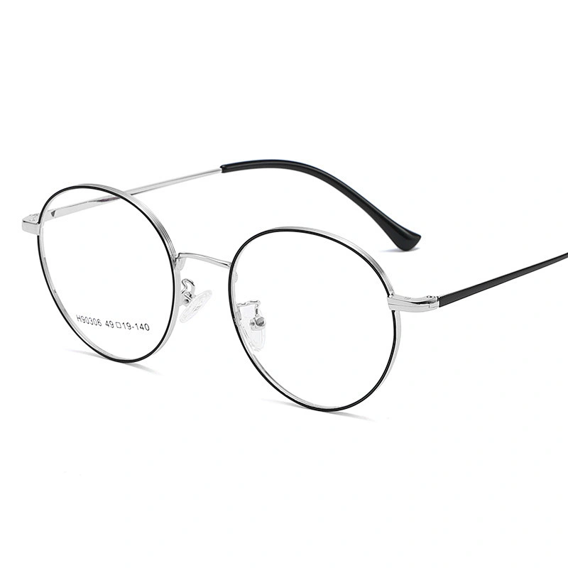 Newest metal round frame simple optical frame river wholesale myopia women computer eyewear men eyeglasses design eye glasses