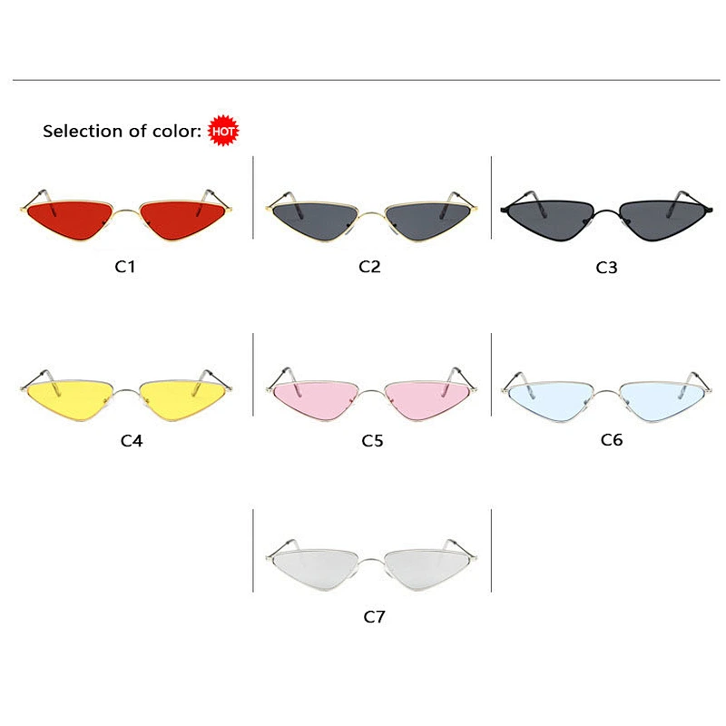 2021 newest fashion cat eye small frame trendy sunglasses women men eyewear shade vintage sun glasses wholesale custom goggles