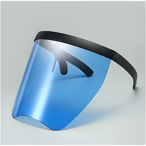 Anti-fog Face Shield mask and transparent Safety face sheild Glasses Frame visor faceshield on glasses frame