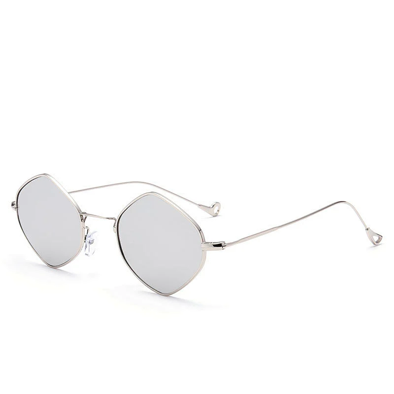 Hot style small frame sunglasses irregular polygonal glasses gradient color sunglasses women
