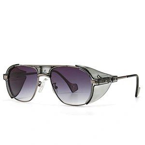 New modern retro sunglasses punk sand-proof sunglasses INS wind street shooting trendy sunglasses