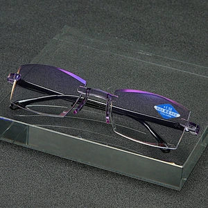 Hot selling anti blue light trendy designer optics chamfering reading glasses men women wholesale reader glasses frame