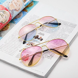 2021 newest fashion gradient oval colorful sunglasses women men eyewear shade vintage sun glasses wholesale custom goggles