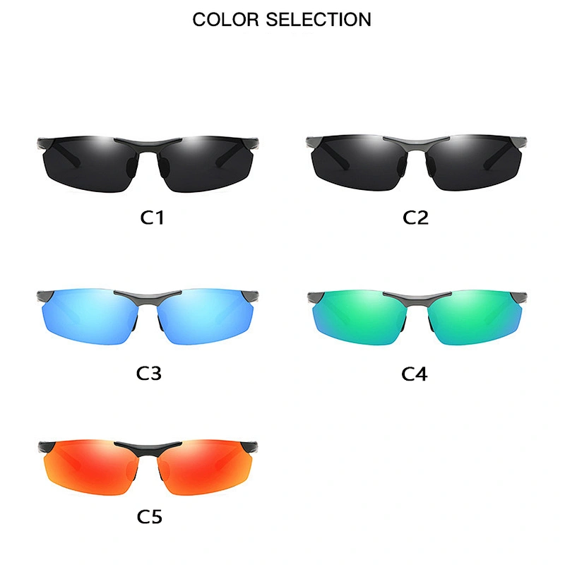 2021 newest aluminum magnesium sport colorful sunglasses polarized women men eyewear shade sun glasses wholesale custom goggles
