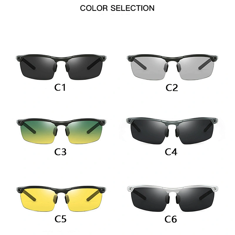 2021 newest fashion light photochromic sport sunglasses polarized women men eyewear shade sun glasses wholesale custom goggles