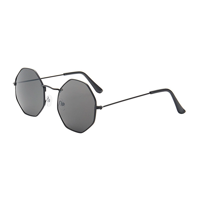 2021 newest fashion trendy metal frame polygon sunglasses women men eyewear shade vintage sun glasses wholesale custom goggles