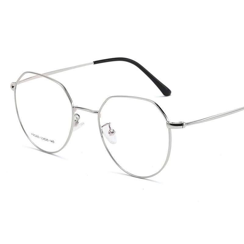 Newest metal polygon trendy celebrity optical frame river wholesale myopia women eyewear men eyeglasses design eye glasses