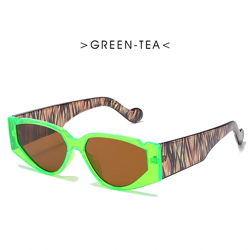 2021 newest fashion triangle cat eye colorful celebrity sunglasses women men eyewear shade sun glasses wholesale custom goggles