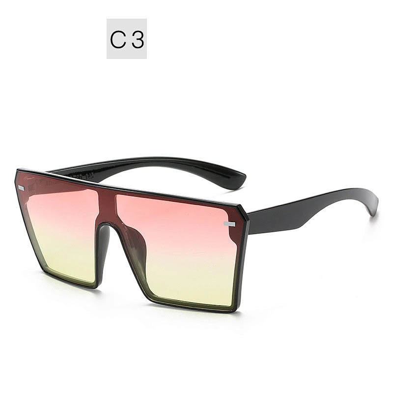 2021 newest fashion siamese big frame square sunglasses women men eyewear shade sport sun glasses wholesale custom ski goggles