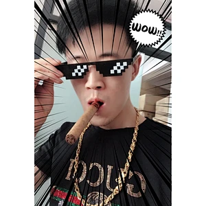 2021 newest fashion coding pixel mosaic sunglasses women men eyewear shade sun glasses wholesale custom goggles