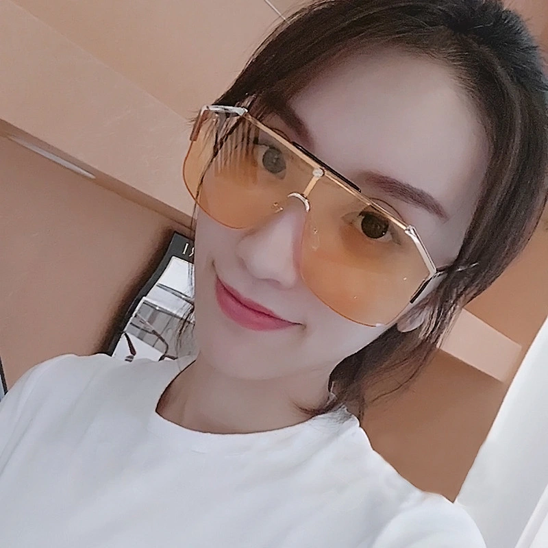Anti UV 2021 newest fashion trendy oversize sunglasses women men eyewear shade vintage sun glasses wholesale custom goggles