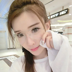Metal thin trendy glasses river oval optical frames wholesale women eyewear men eyeglasses design eye glasses