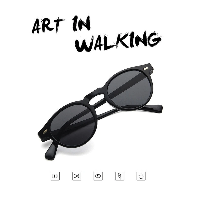 2021 newest fashion stud round small frame sunglasses women men eyewear shade vintage sun glasses wholesale custom goggles