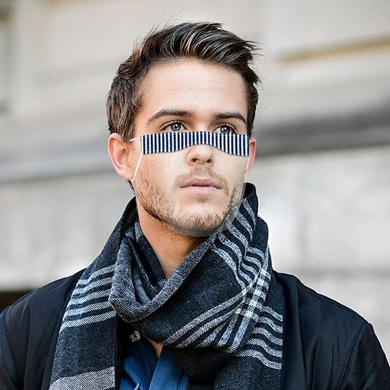 Transparent Visualization double-sided dust-proof, anti-radiation, anti-oil splash face protection protective face shield visor