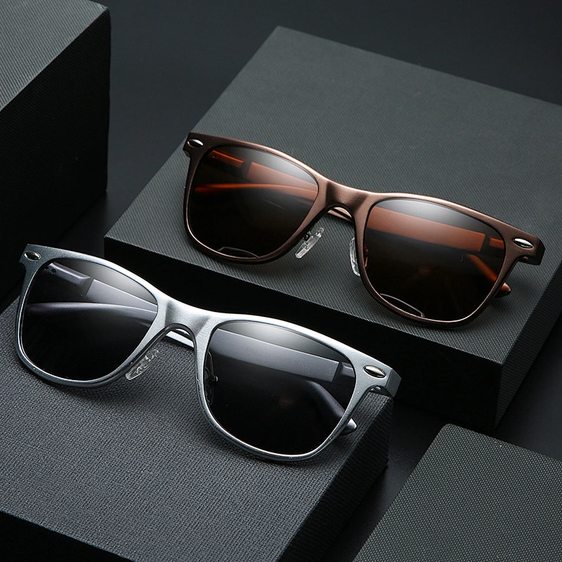 2021 newest aluminum magnesium square sport sunglasses polarized women men eyewear shade sun glasses wholesale custom goggles