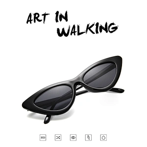 2021 newest fashion cat eye triangle small frame sunglasses women men eyewear shade vintage sun glasses wholesale custom goggles