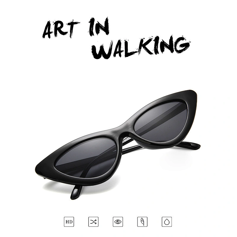 2021 newest fashion cat eye triangle small frame sunglasses women men eyewear shade vintage sun glasses wholesale custom goggles