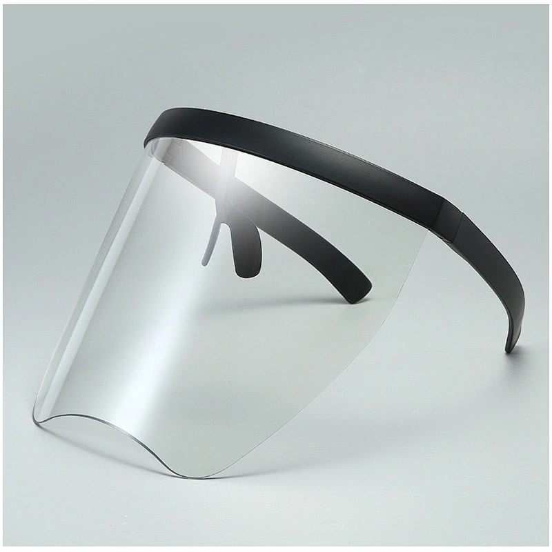 Anti-fog Face Shield mask and transparent Safety face sheild Glasses Frame visor faceshield on glasses frame