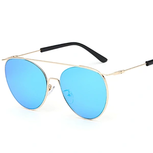 Anti-UV 2021 newest fashion metal  trendy metal sunglasses women men eyewear shade sun glasses wholesale custom goggles