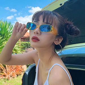 2021 newest big square frame hip hop celebrity sunglasses women men eyewear shade vintage sun glasses wholesale custom goggles