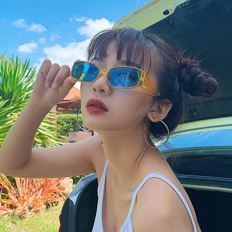 2021 newest big square frame hip hop celebrity sunglasses women men eyewear shade vintage sun glasses wholesale custom goggles