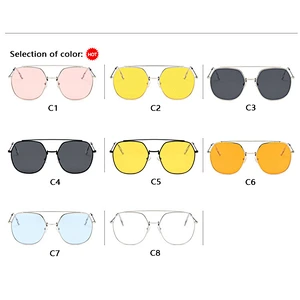2021 newest fashion metal polygon retro thin sunglasses women men eyewear shade vintage sun glasses wholesale custom goggles