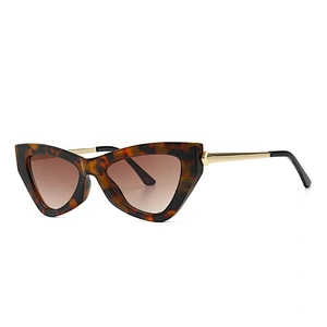 Luxury sunglasses spring and summer posters catwalk butterfly style trendy modern retro narrow sunglasses women river